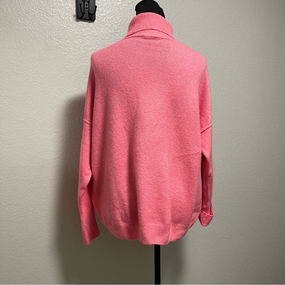 Vince Camuto Pink Women’s Turtle Neck Comfy Knit Sweater LARGE - Picture 6 of 7